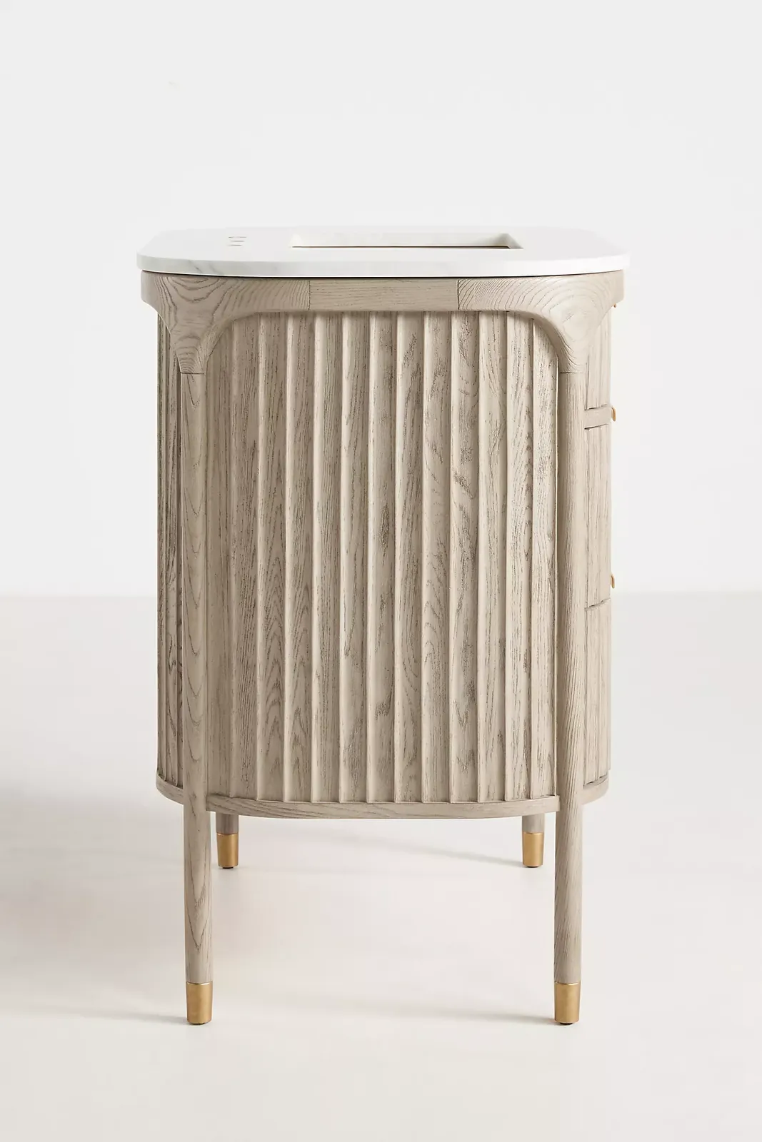 Aurelia 36" Ash Fluted Bathroom Vanity view 2