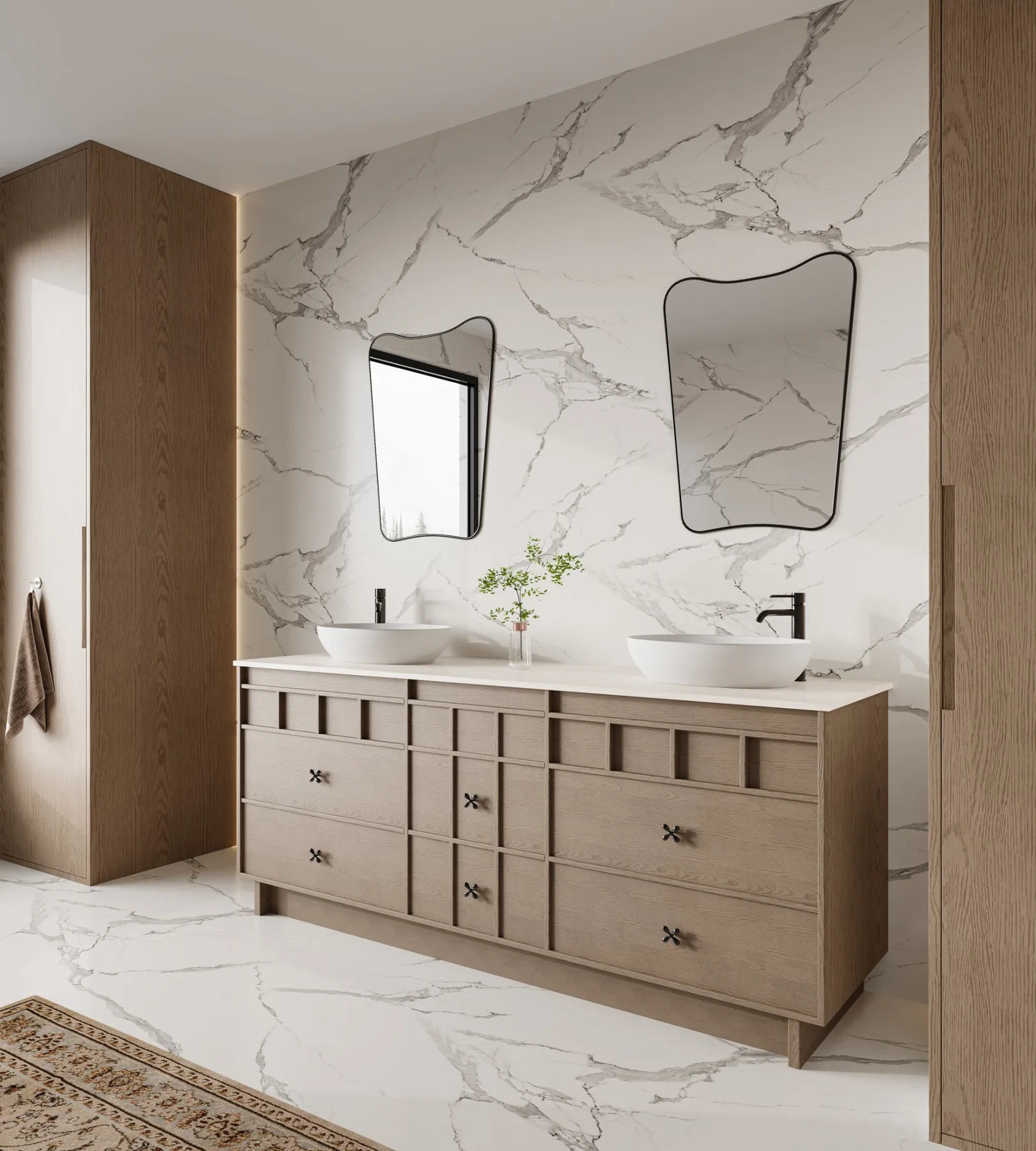 Montara 60″ Ash Double Vanity view 3
