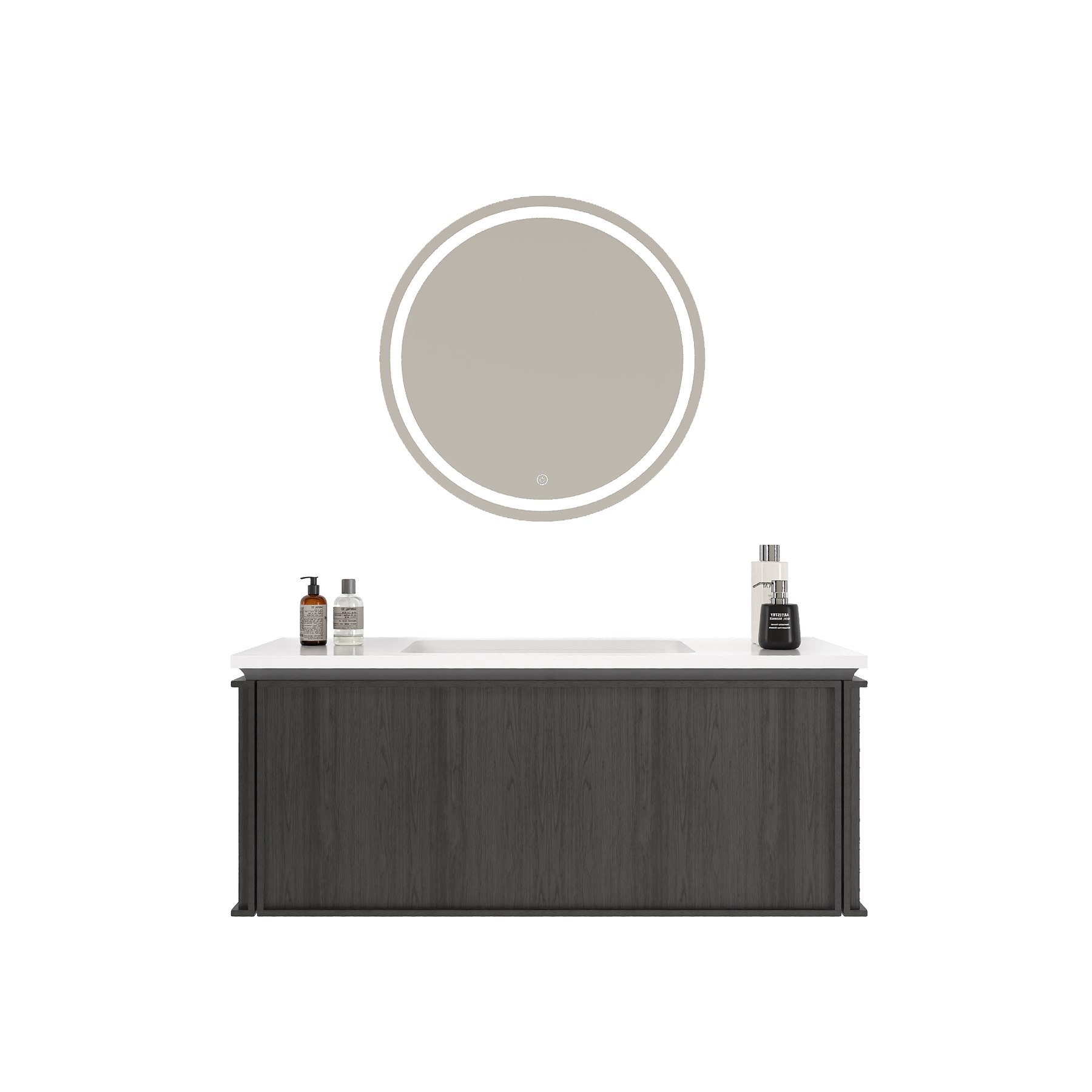 Noir Frame 48-inch Black Floating Vanity view 2