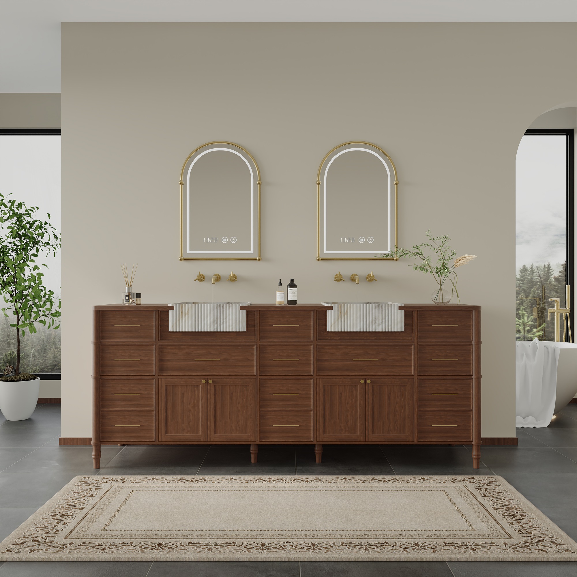 Provence Double Vanity view 2